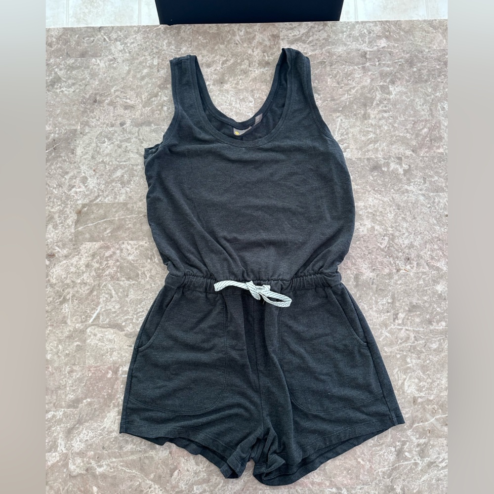 Zella Charcoal Gray Performance Romper
